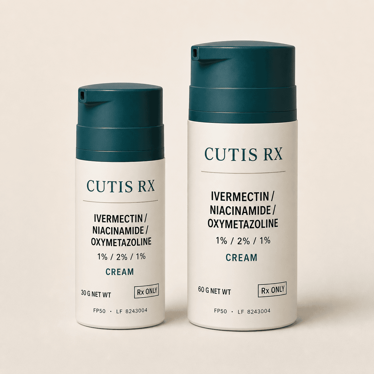 Ivermectin / Niacinamide / Oxymetazoline 1/2/1% Cream product packaging
