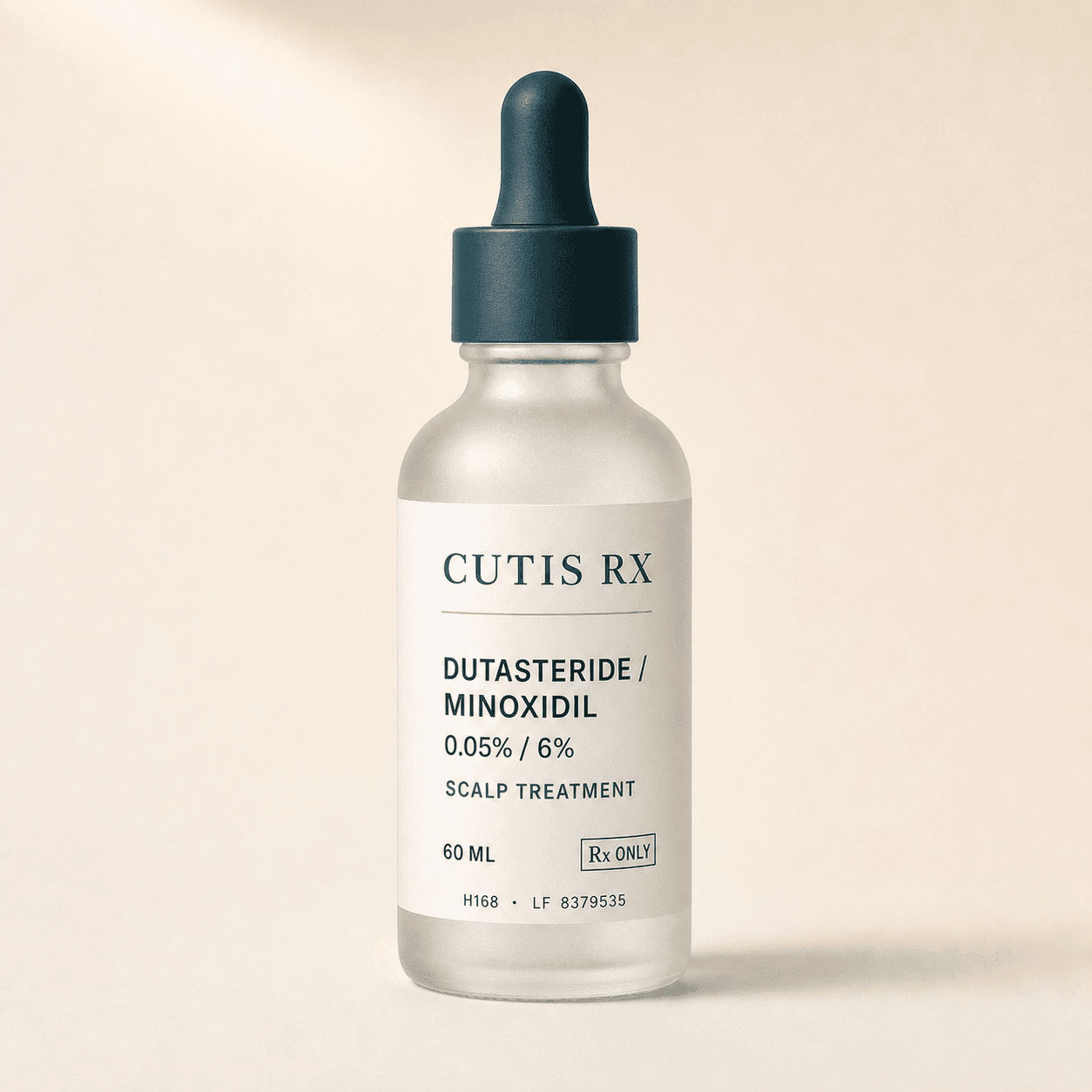 Dutasteride / Minoxidil 0.05/6% Scalp Treatment product packaging