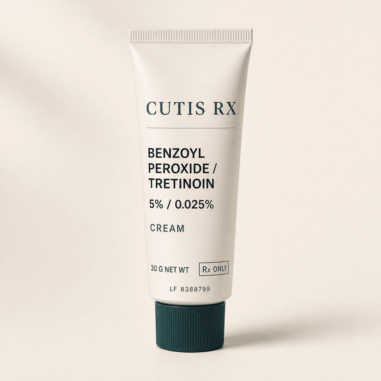 Benzoyl Peroxide / Tretinoin 5/0.025% Cream product packaging